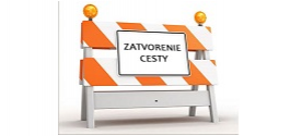 Oznámenie - uzavretá cesta v obci Oľdza 1